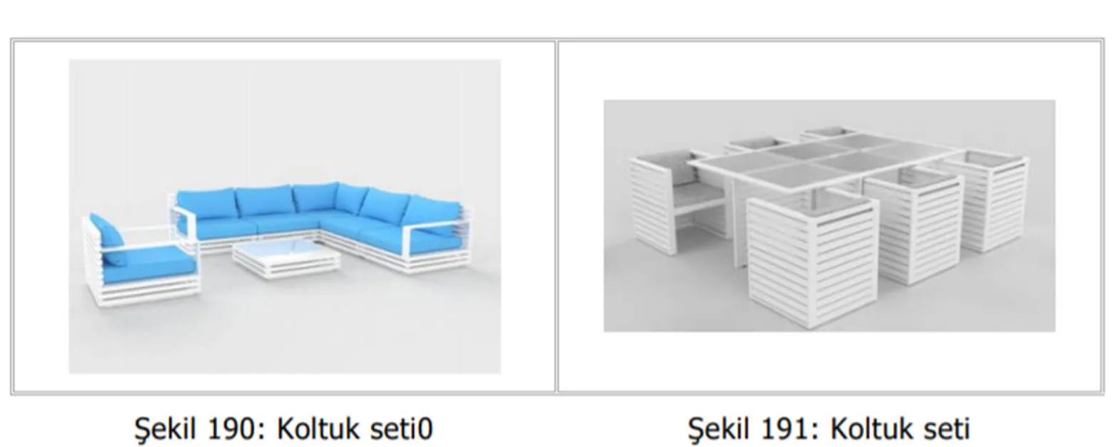 örnek mobilya set tasarım başvuruları-çubuk patent